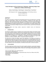 Vessel Shortages and Port Infrastructure Challenges: Addressing Supply Chain Bottlenecks in Offshore Wind Energy